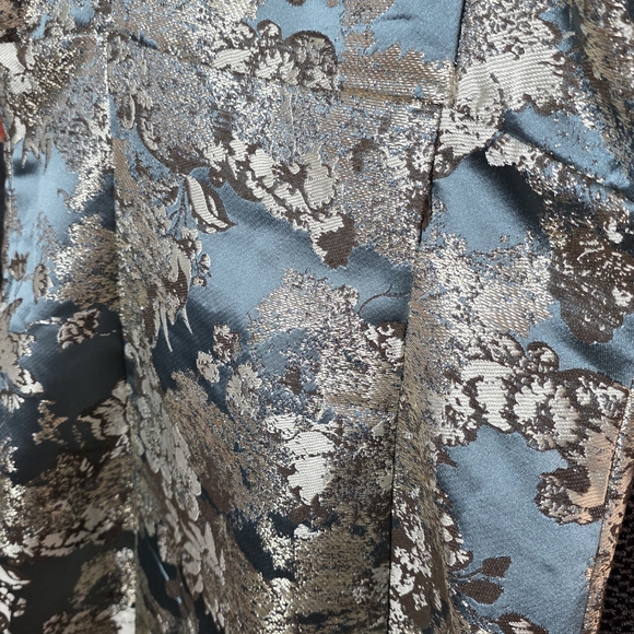 Urban Outfitters Monette Jacquard Floral Mini Dress Sz Medium - Picture 4 of 9